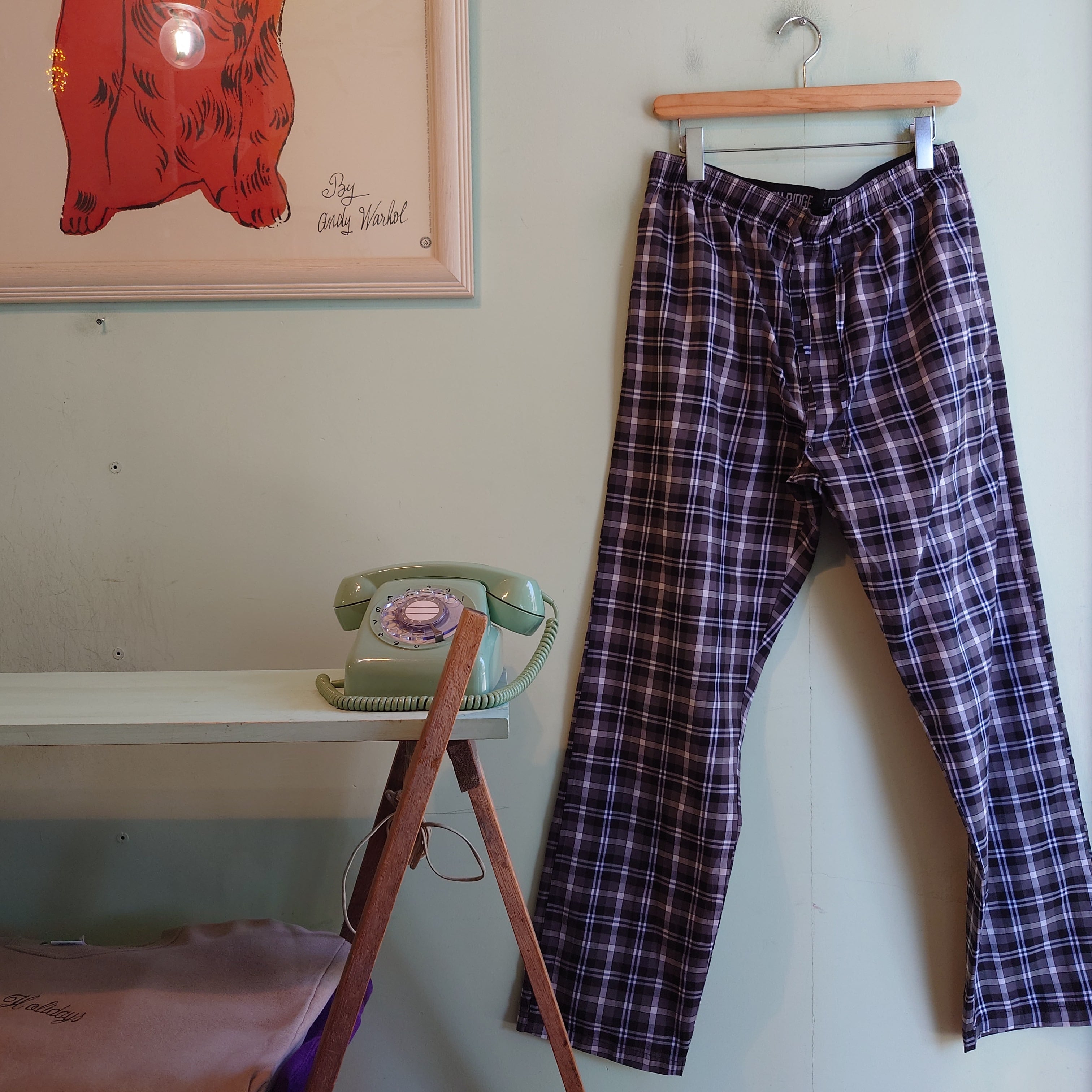 80s vintage パジャマパンツ ストライプパンツ ナイトイージーパンツ