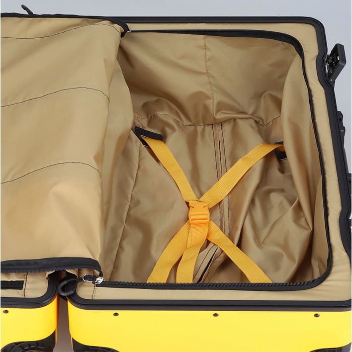 【未使用級・稀少】DOONEY&BOURKE ケース　ビックロゴ　黄色 5LAKES＆MT スーツケース 通販 キャリーケース 旅行 出張 ビジネス