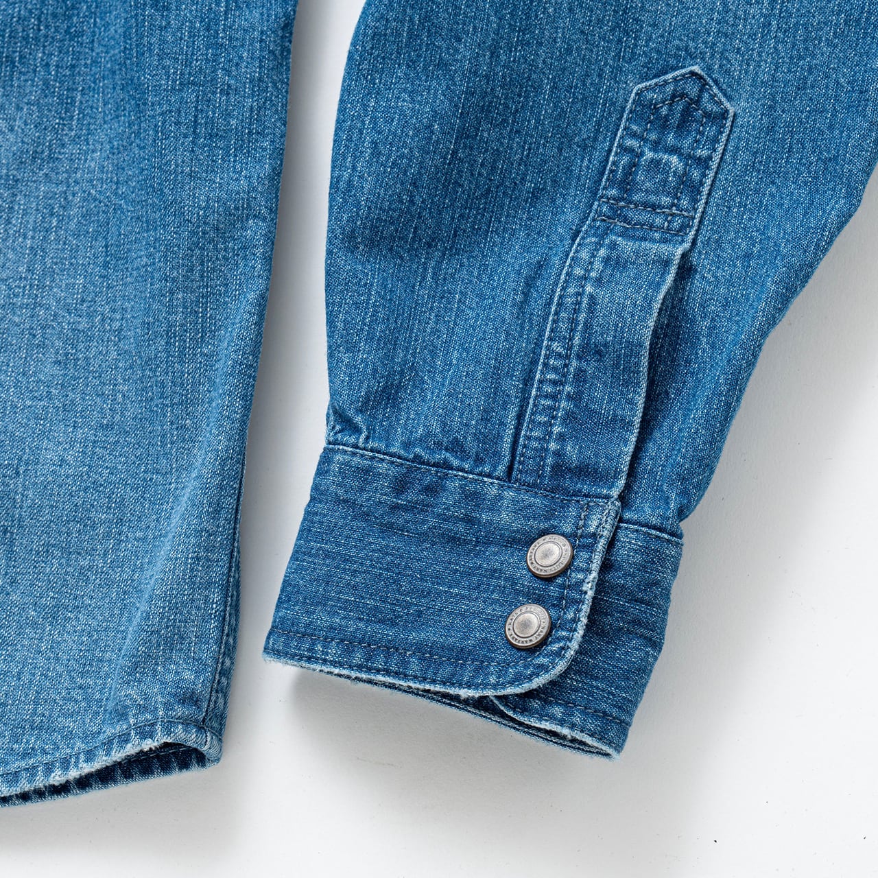 RATS デニム長袖シャツ ブルー/グレー RATS デニム長袖シャツ ブルー/グレー RATS(ラッツ) / DENIM WORK