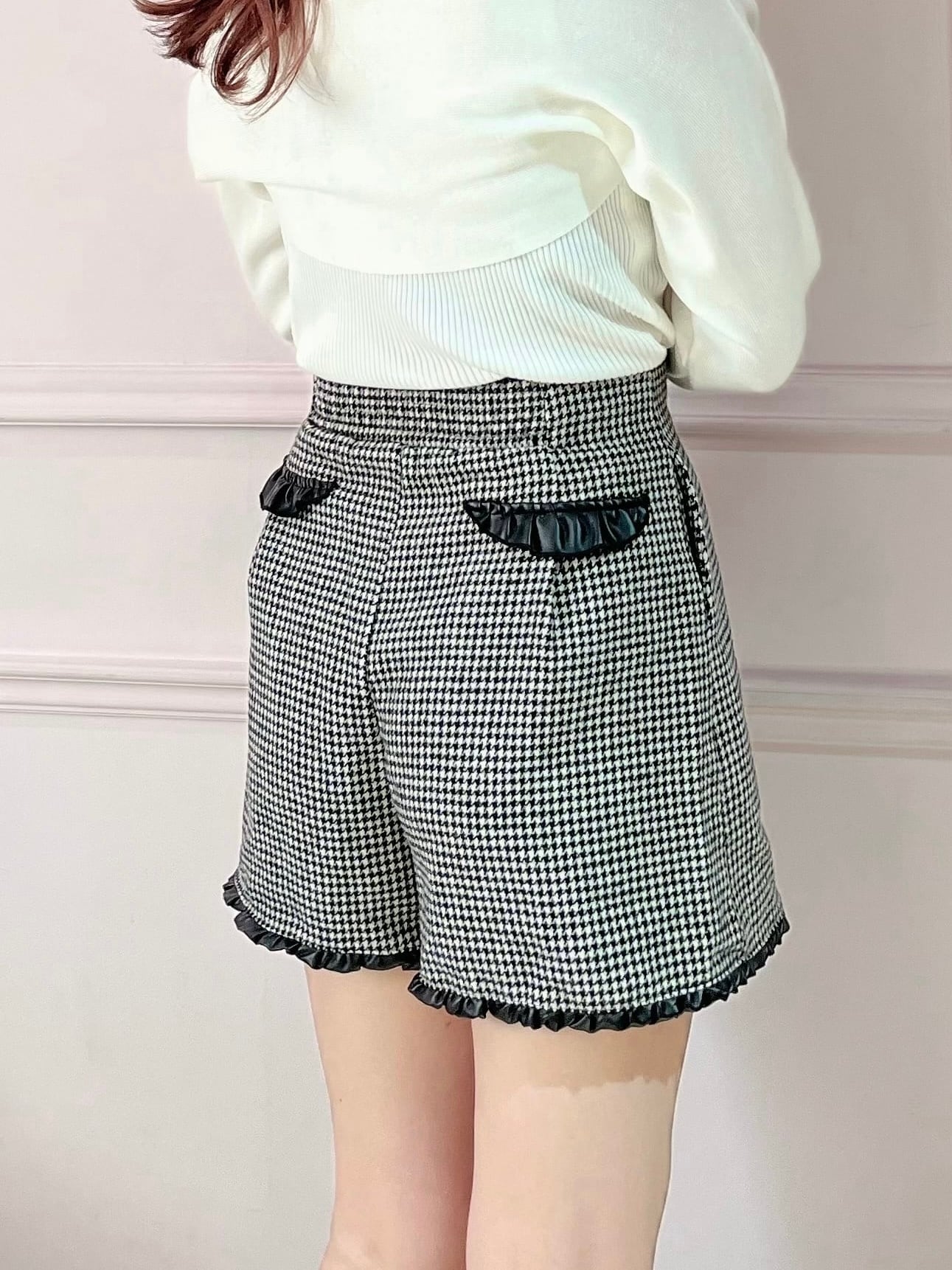 MELTIE front zip tuck pants