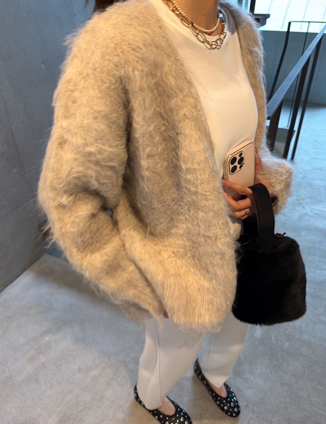 【新作５％OFF・3日間】Curly Soft Cardigan_4colors