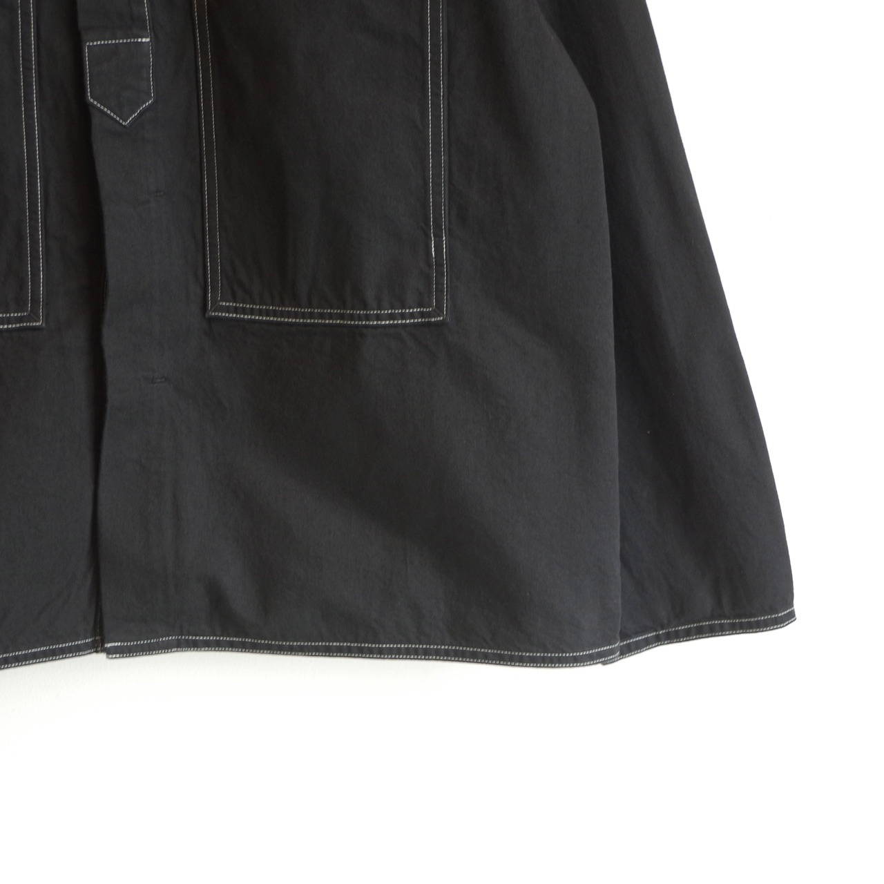 HATSKI  Faux Pullover Denim Shirt