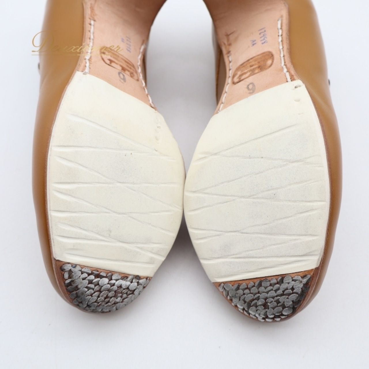 フラメンコ 衣装 シューズ 6サイズ ブラウン系 ガジャルド gallardo 靴 くつ ヒール 茶 明るい ストラップ 無地 シンプル 釘 釘有り ステージ イベント 練習 レッスン 上品