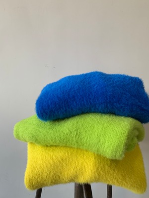 color shaggy knit