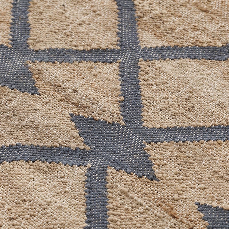 即納》【SUMMER SALE】RODAS キリムラグ 200×300 cm BLUE［GAN