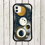 受注生産 iPhoneケース 月相と渦巻きのクラシック星図｜天体図風 STAR056A