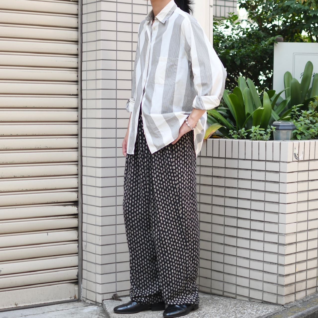 Alternate stripe shirt