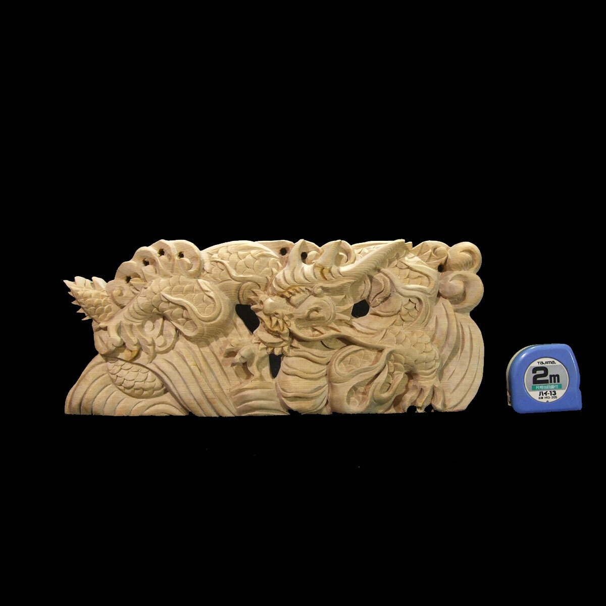 処分品！【鳳凰】幅90cm 社寺仏閣、山車、だんぢり、唐破風彫刻 行き