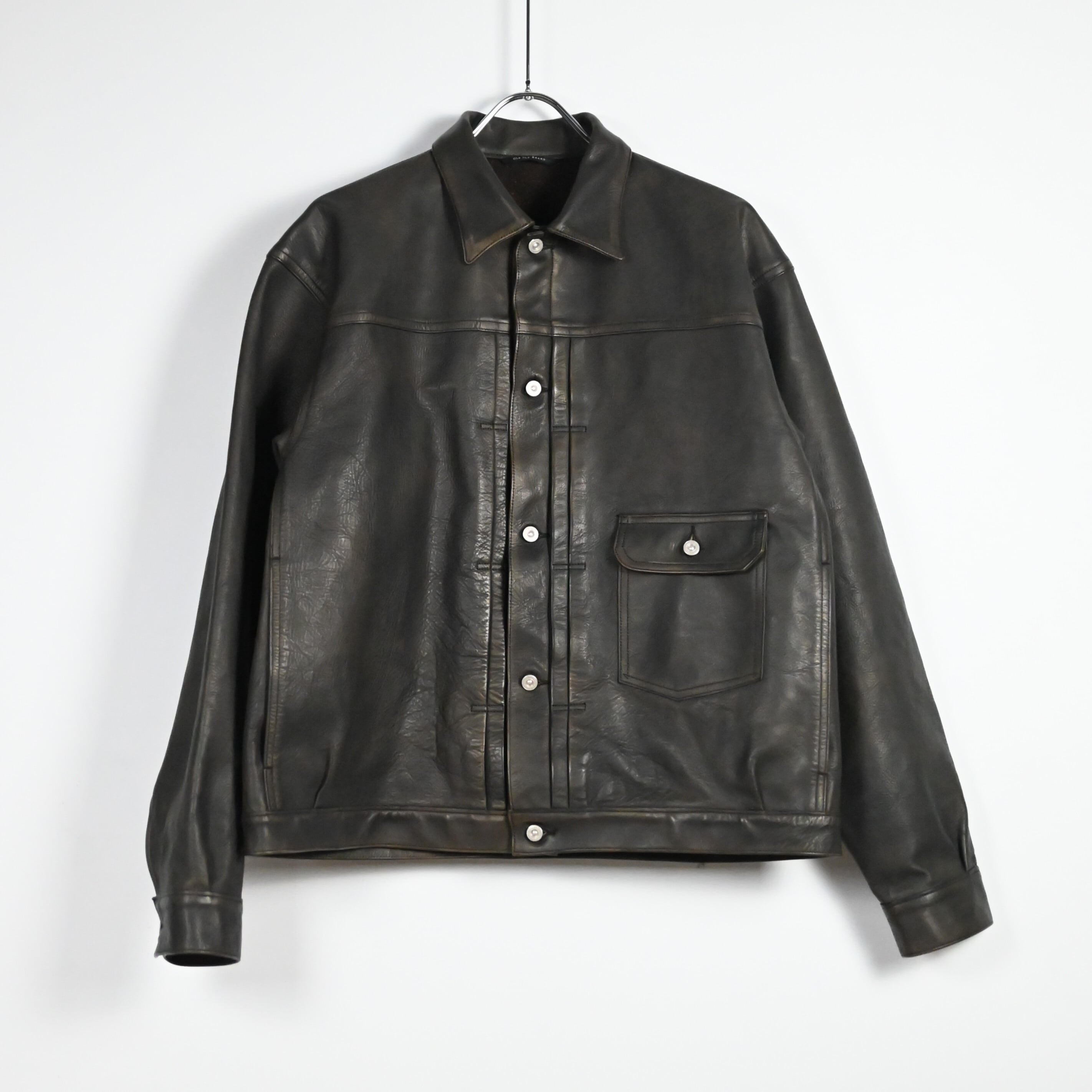 OLD JOE / PATINA HORSE-HIDE RIVETED JACKET | GANKO