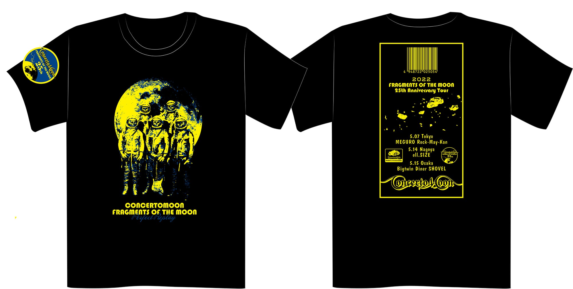 Concerto Moon フラグメンツオブザムーン Tシャツ ツアーTシャツ FRAGMENTS OF THE MOON 25th Anniversary Tour