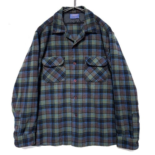 Pendleton Vintage Open Collar Wool Shirt [1960s-]