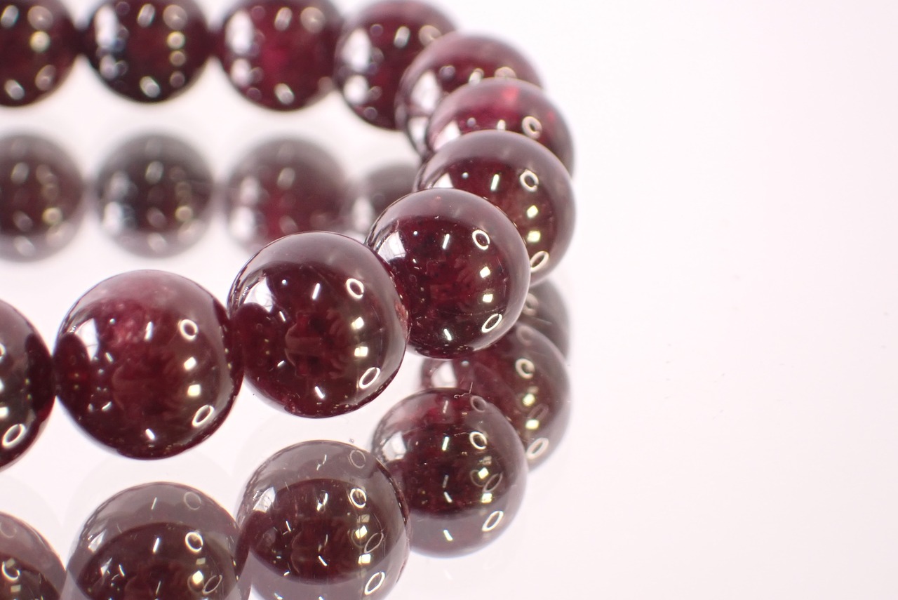 ガーネットブレスレット　 [D3-178]