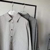 グラフチェックワイドカフスSH/ブラック