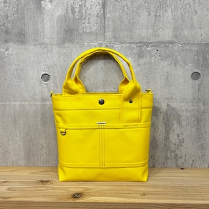 当店人気No.1.▽Bi Color Tote "M"【イエロー】