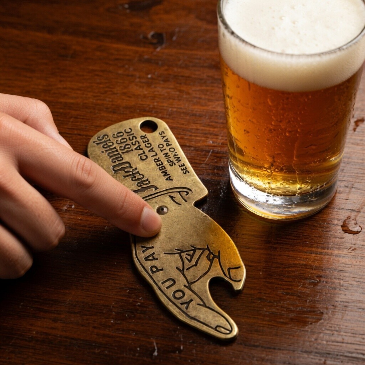 ユーペイスピナー キーチェーン YOUPAY キーホルダー《JACK DANIELS》
