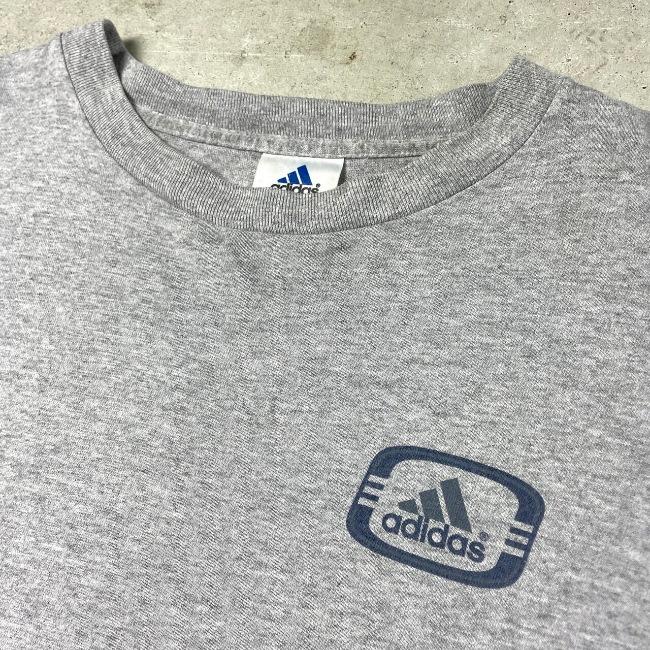 90s USA製 adidasアディダス パフォーマンス　ビッグロゴ　Tシャツ