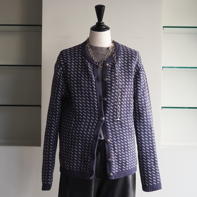 90s-00s L.L.Bean Birds Eye Co/Wo Cardigan