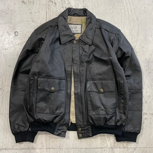 1990's COUGAR leather fright jacket #G828