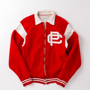 【極美品】50s Champion special vintage fleece sweater jacket made in USA size L TALON zipper ／50年代 ヴィンテージ チャンピオン フリース セーター ジャケット ミントコンディション USA製 サイズL  希少アイテム
