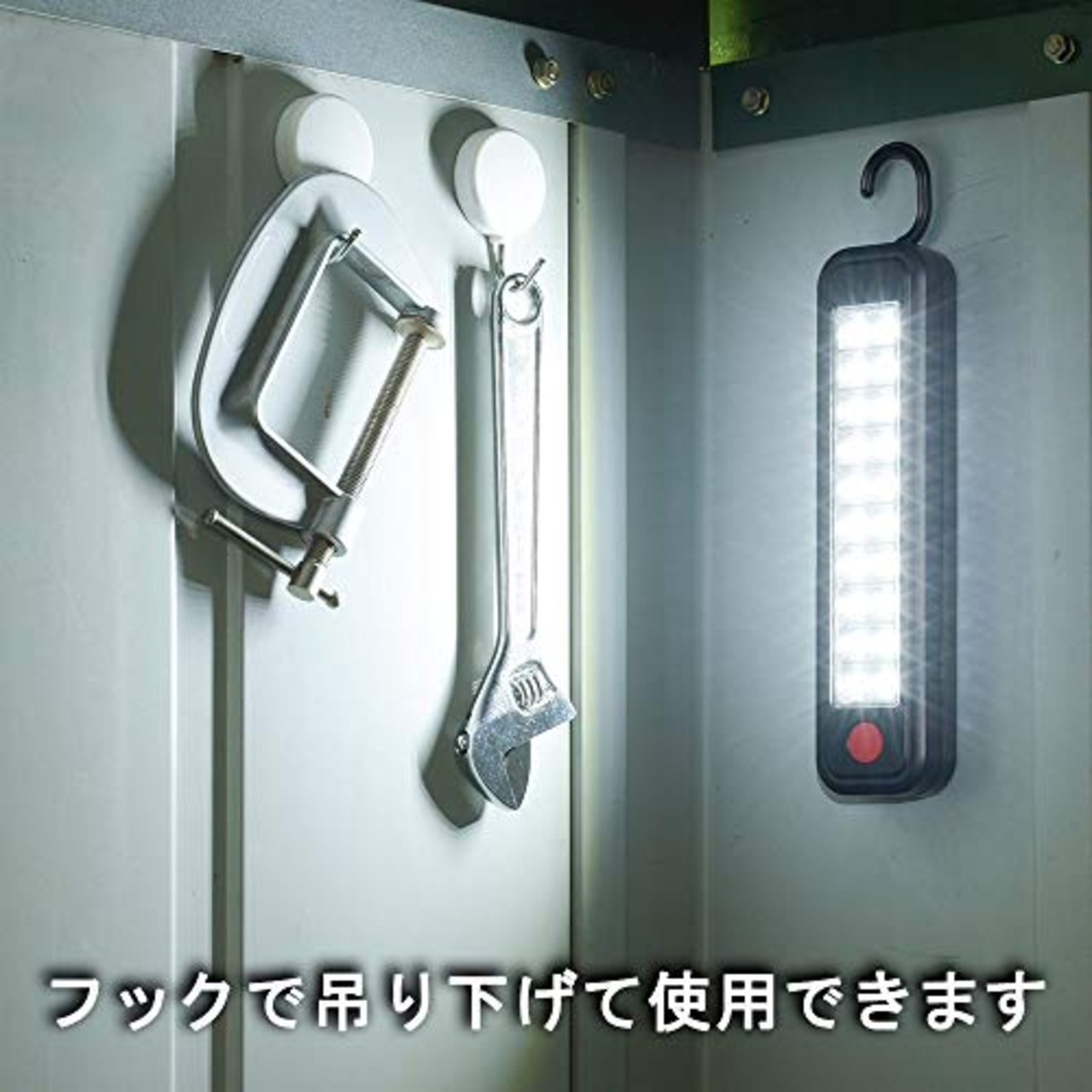 オーム電機 作業灯 LED 懐中電灯 ハンディライト 背面マグネットフック付 屋外仕様 夜間作業 多目的作業ライト SL-W350R6W 08-0781 OHM