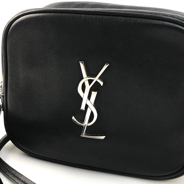 Yves Saint Laurent イヴ・サンローラン　YSL　425317　ブロガーバッグ　タッセル　ポシェット　　レザー　ショルダーバッグ　ブラック　YSL  vintage　ヴィンテージ　オールド　zkdwjd