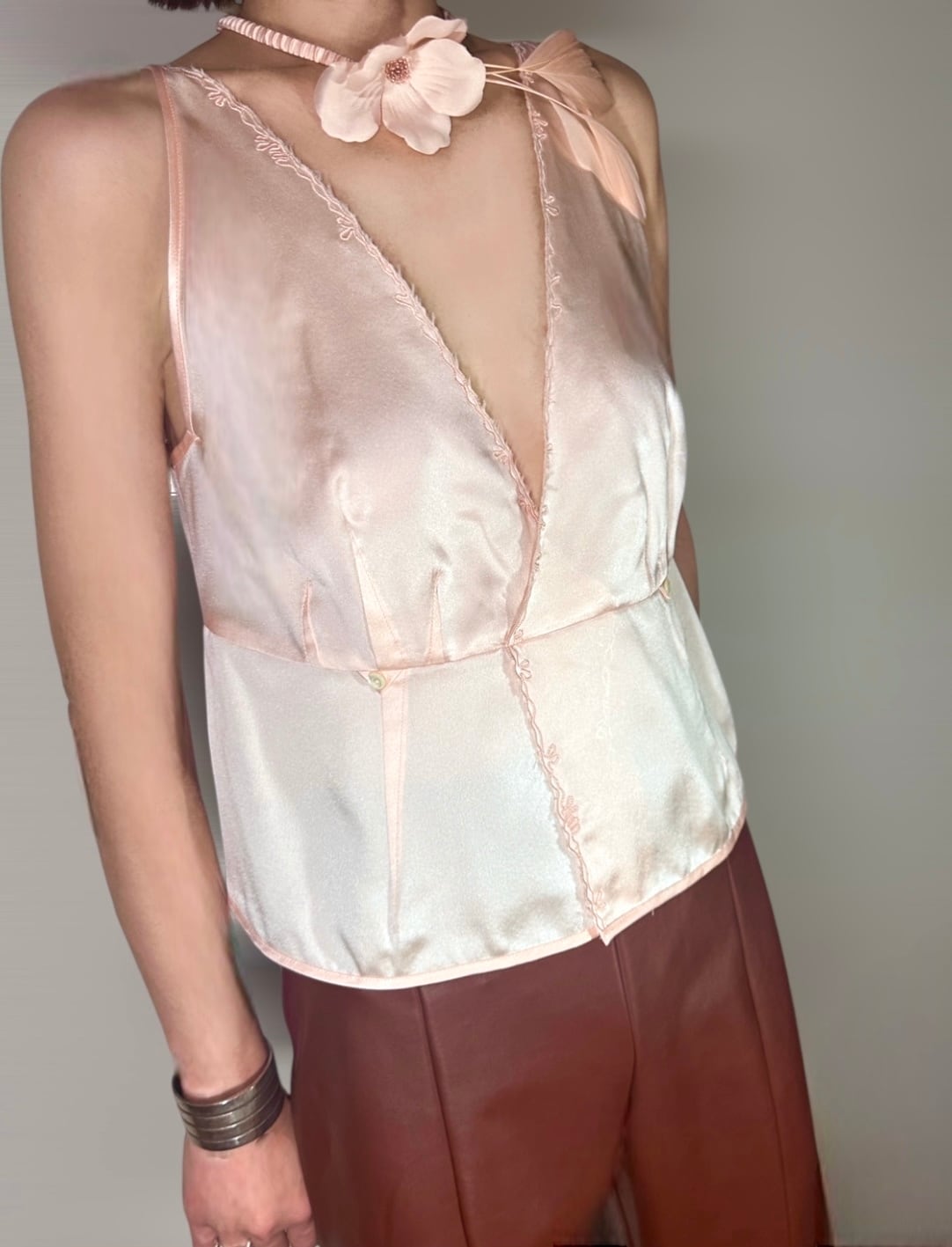 FUMIKA_UCHIDA  [SILK SATIN CAMISOLE]