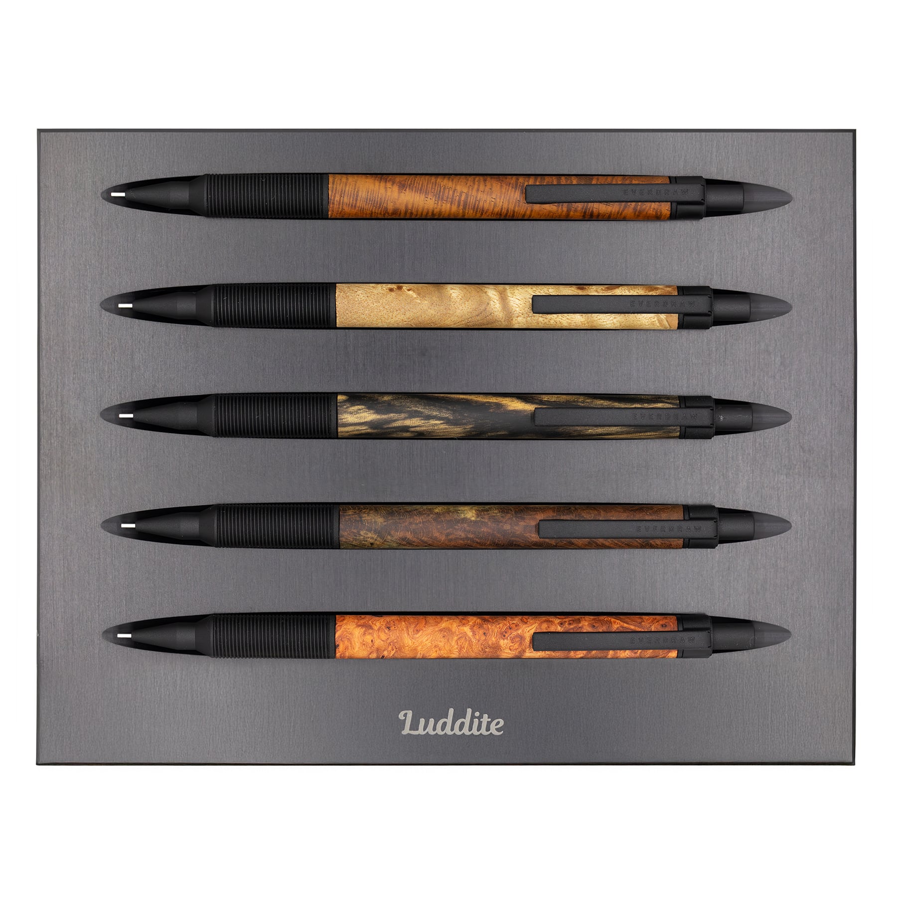 ≪送料込み≫ LUDDITE 銘木モデル シャープペン エバードロー M