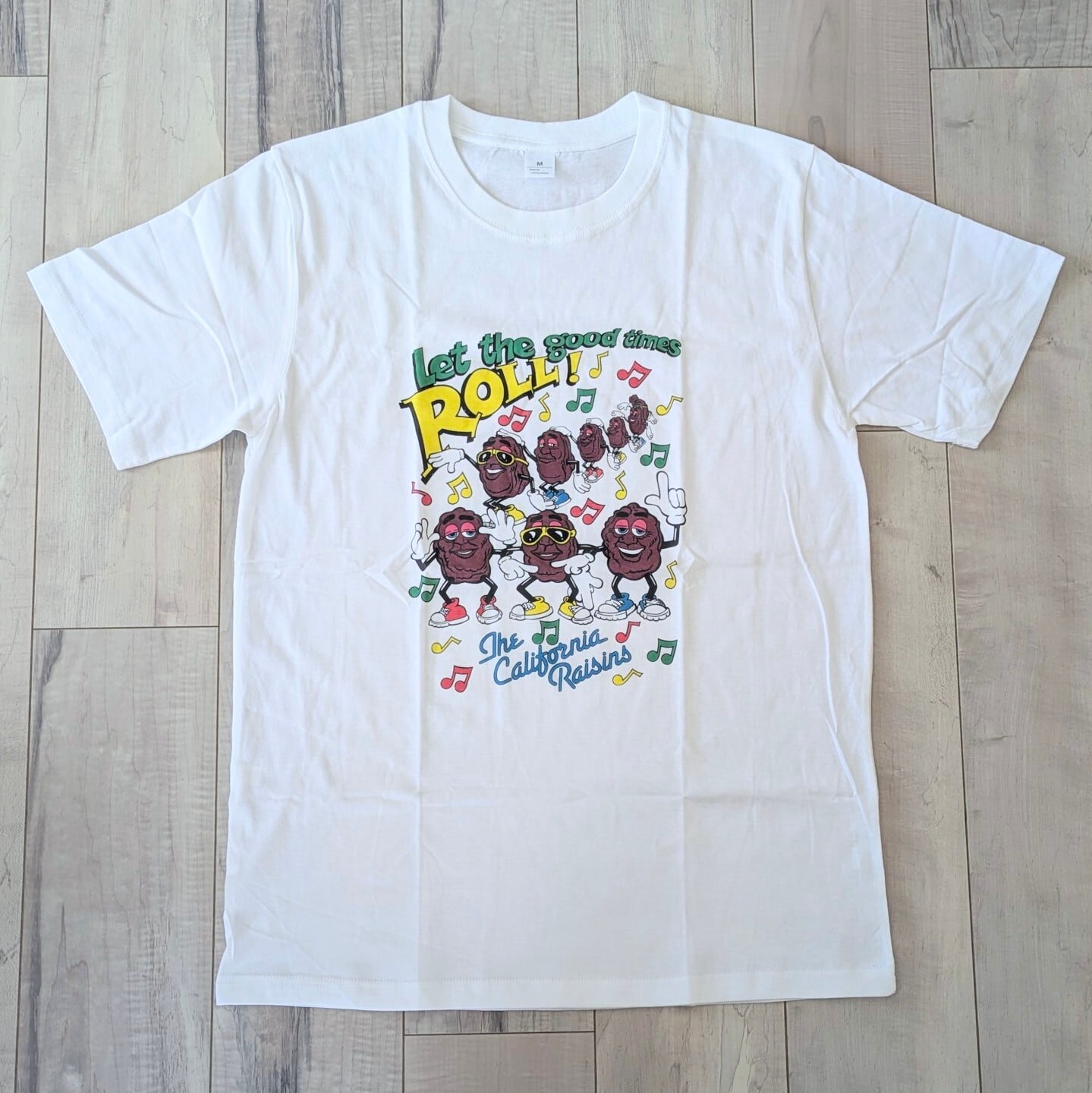 ♧【 California Raisins( カリフォルニアレーズン )】『 Let the good times ROLL! 』/ Tシャツ〚アメリカン雑貨 アメトイ〛