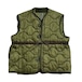 remake U.S.army quilting liner vest (LARGE) ②