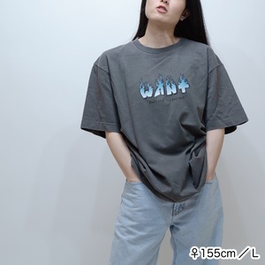WANT fire TEE [フェードグレー]
