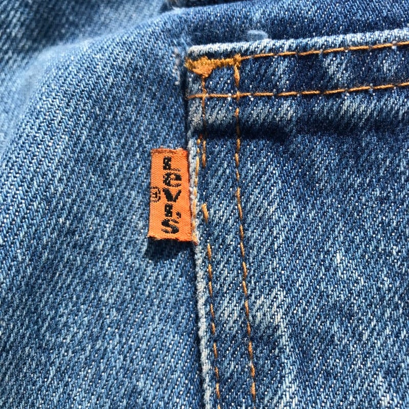 希少 USA製 80s Levi's リーバイスコットンフレアボトム 青タブ