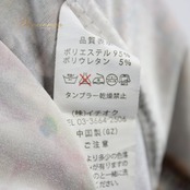 【美品 社交ダンス衣装】トップス レッスン パーティー ICHIOKU イチオク 花柄 赤 緑 紫 ピンク オレンジ パープル グリーン