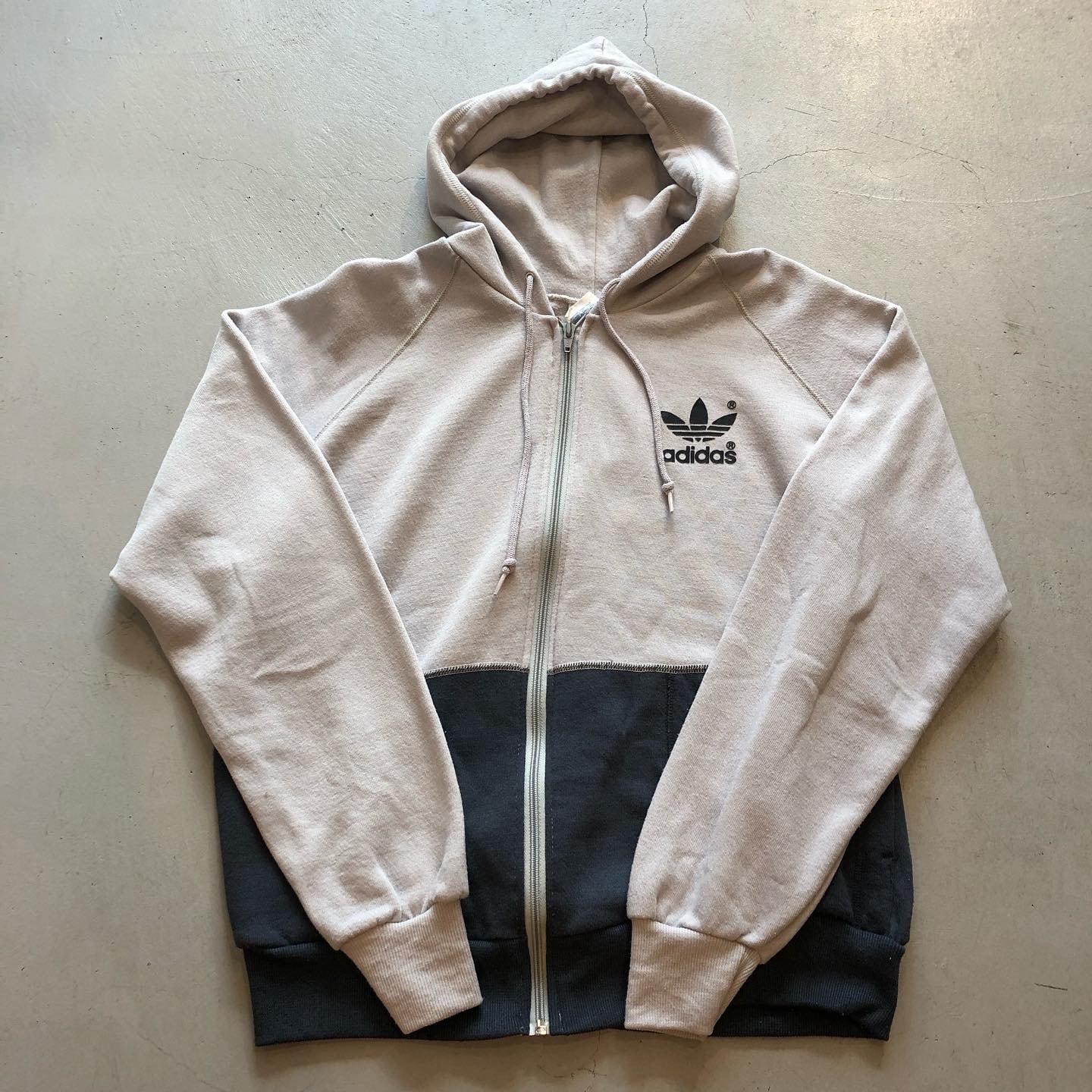 80s adidas full jip sweat foody【高円寺店】