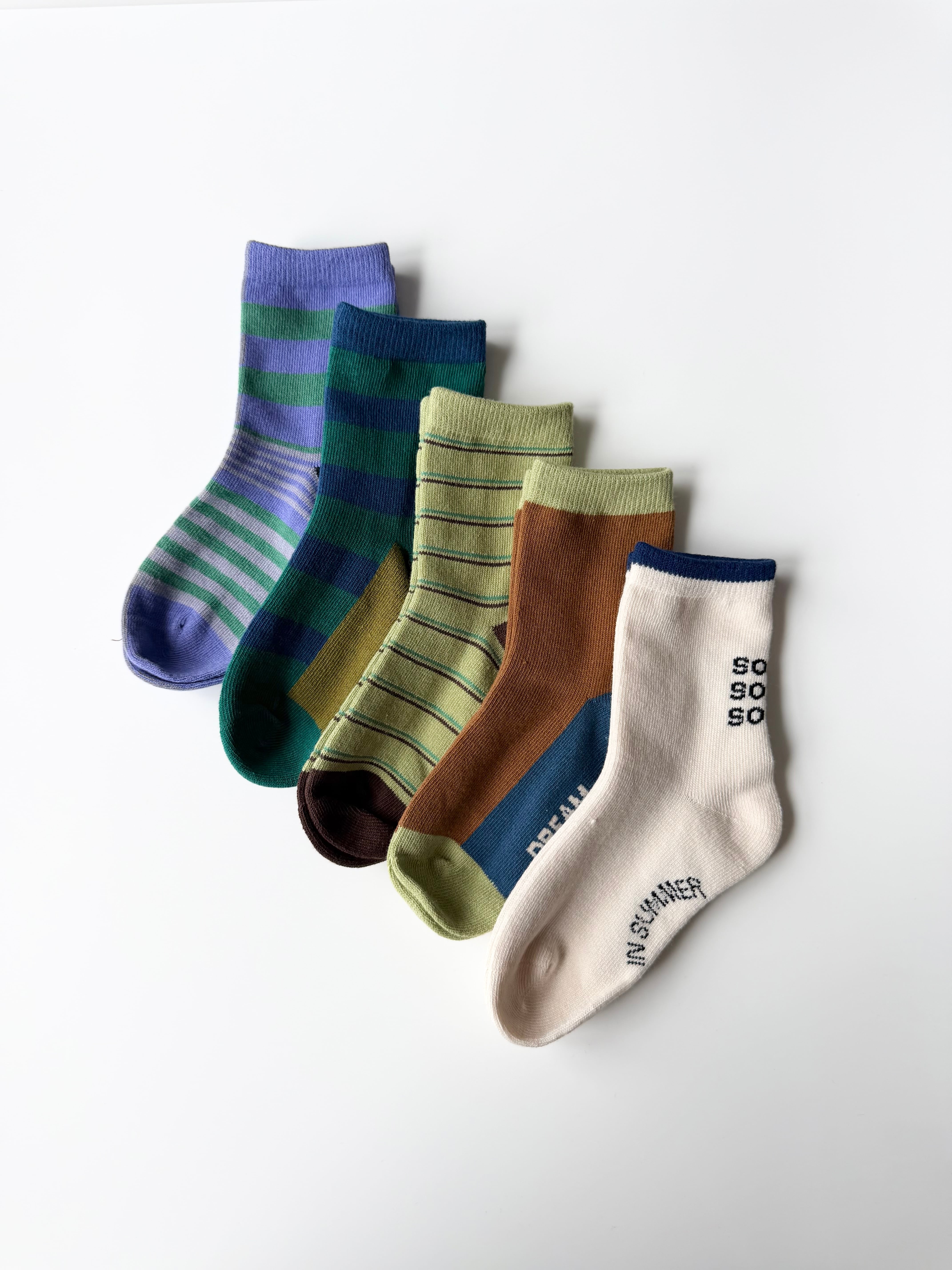 5set  socks×3 socks （14〜20cm）4449