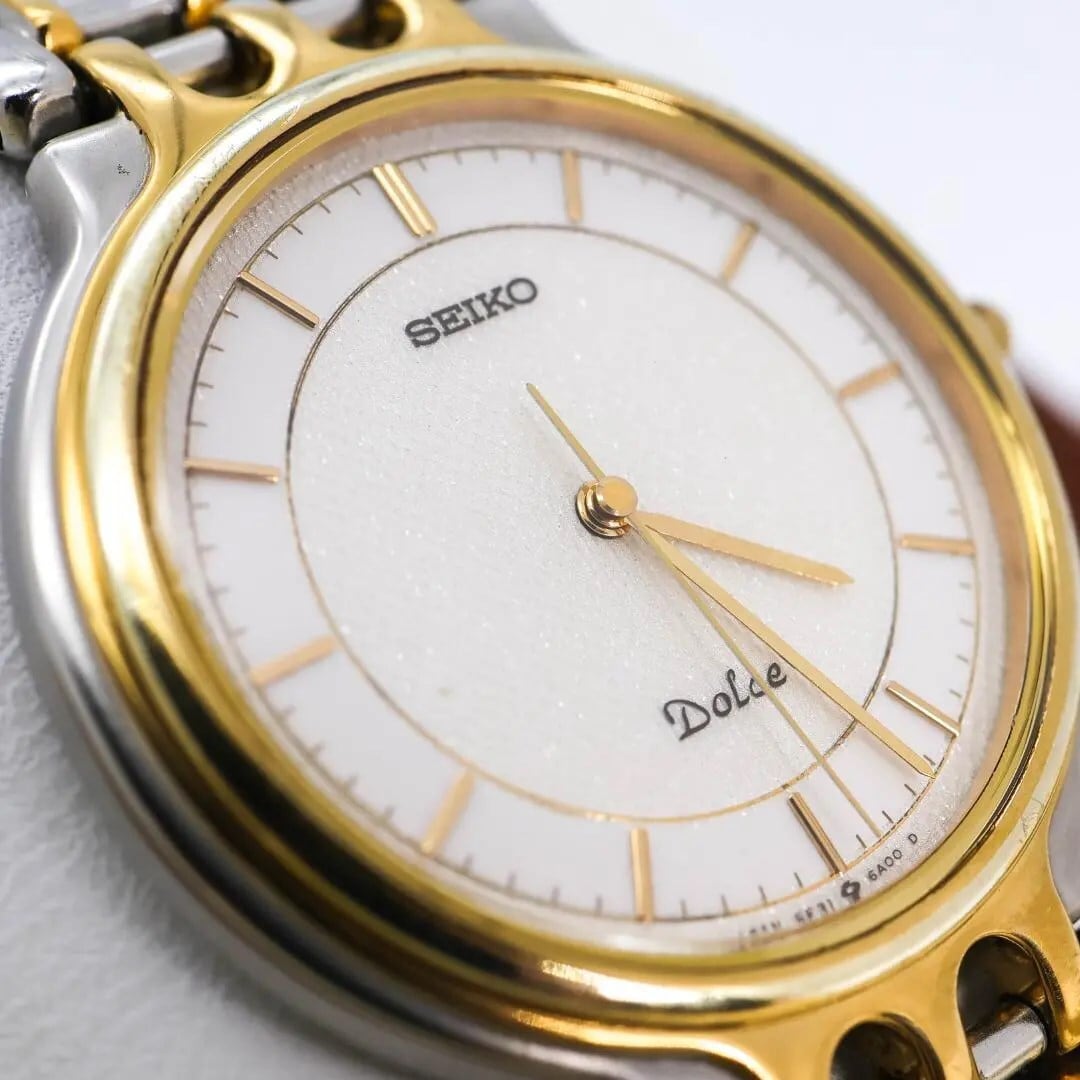 新品電池交換済 SEIKO セイコー DOLCE メンズ クォーツ 腕時計 新品電池交換済 SEIKO セイコー DOLCE メンズ クォーツ 腕時計