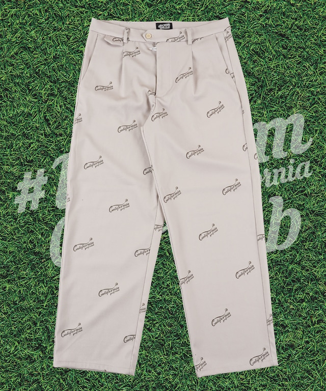 【RCGC】CGC LOGO PATTERN STRETCH WIDE TUCK PANTS［RGP008］