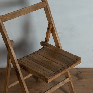 Folding Chair / フォールディングチェア 〈折り畳み椅子・ダイニングチェア・デスクチェア・キャンプ・アウトドア・アンティーク・ヴィンテージ〉 112743