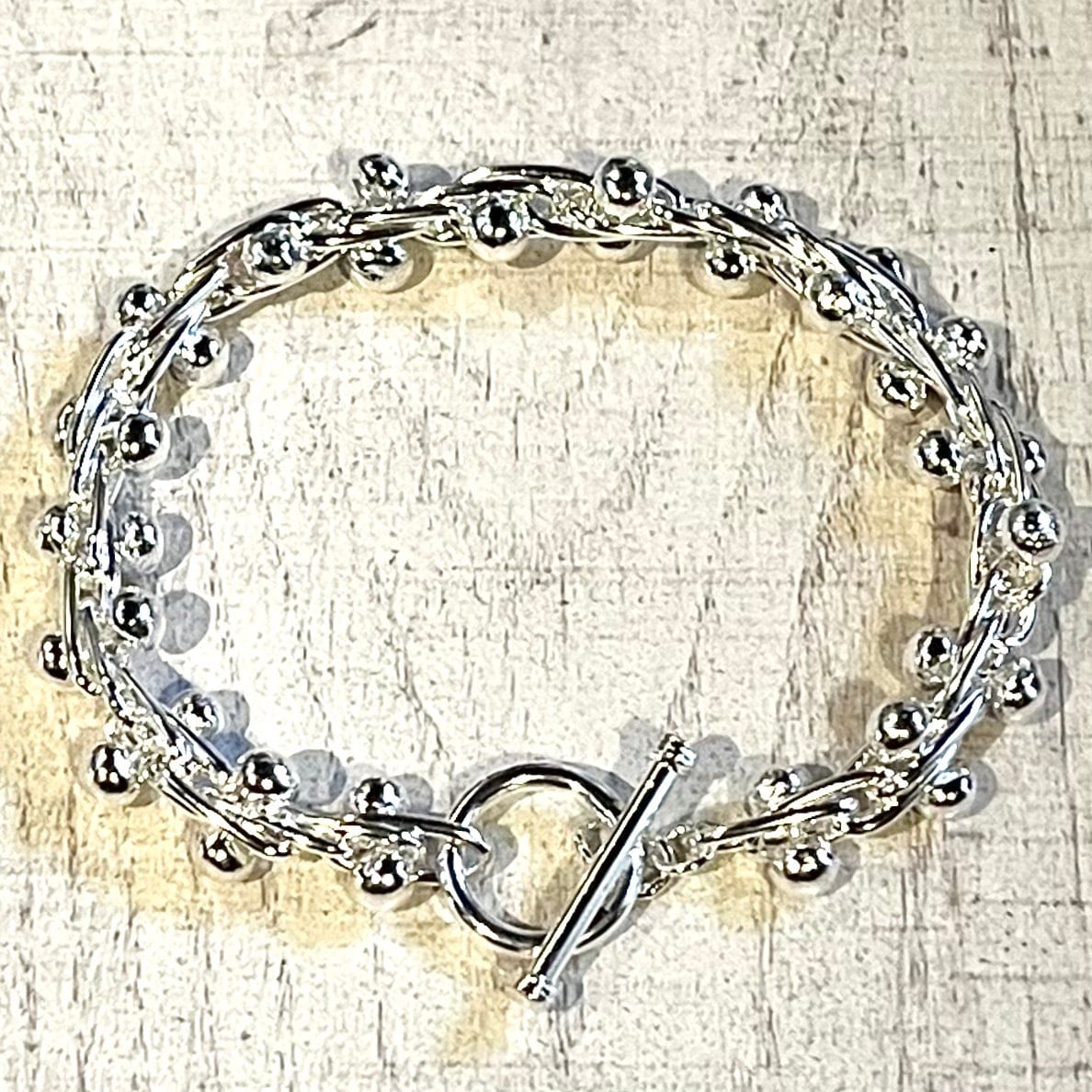 MEXICO MADE SILVER925 DNA BRACELET/シルバー MEXICO MADE DNA CHAIN MANTEL BRACELET -SILVER925- マンテル