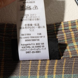 極美品 L 13年 A/C Yarn Dye Shirt Patagonia ACシャツ ヤーンダイ パタゴニア