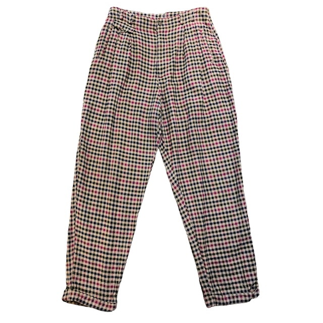 WHITE STAG COTTON CHECK PANTS【DW817】