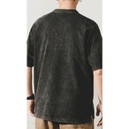 Band Collar Pocket Short-Sleeve Shirt ◇3color H0131