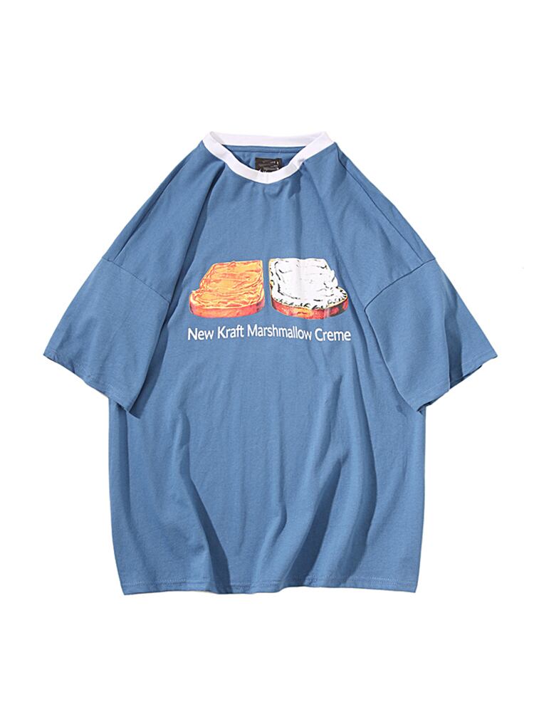 全2色 Tシャツ カットソー プリント カジュアル おしゃれ