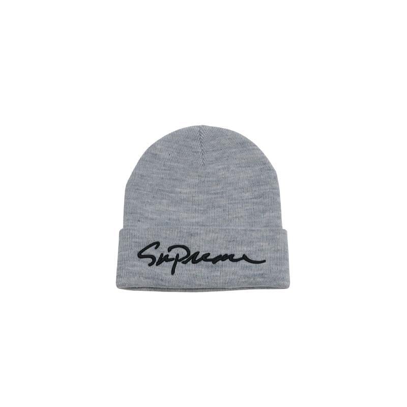 新品同様 SUPREME シュプリーム 18AW CLASSIC SCRIPT BEANIE