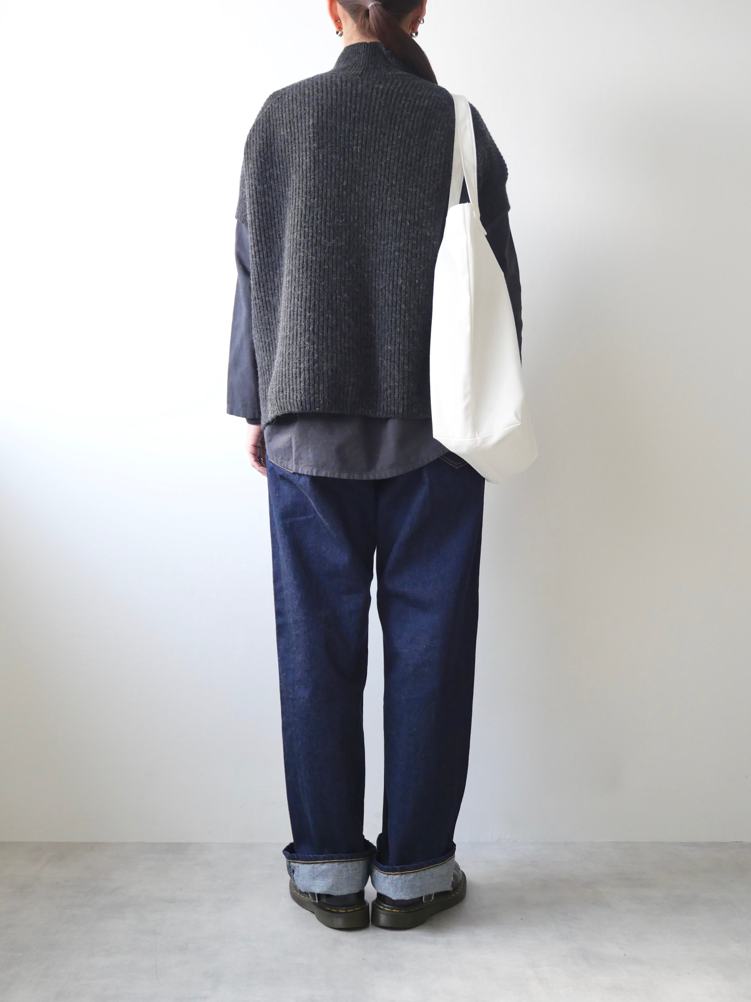 evam eva / wool fox aze vest | t a - n a