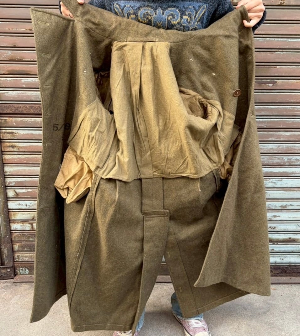 良品 50's イギリス軍 実物 ヴィンテージ オーバー グレートコート