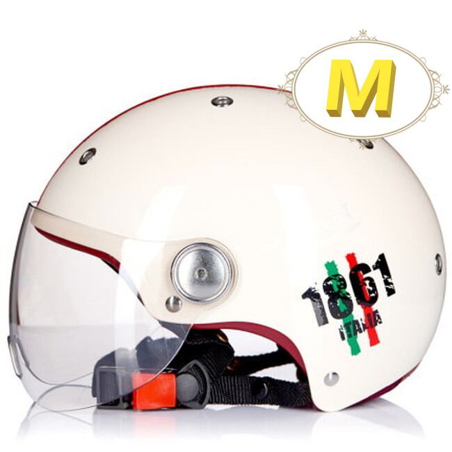 F-200-M シールド付 オートバイ ヘルメット 小さめM バイク