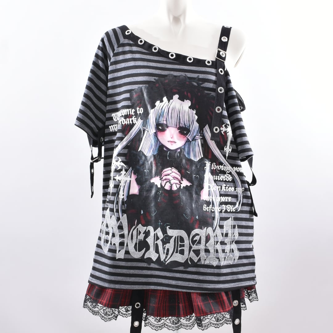 Goth GirlワンショルTシャツ | VOLCAN&APHRODITE 公式通販