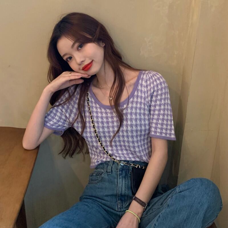 スタイルセーター Tシャツ サマークロップトップ トップス ハイウェストウェストパンツ 夏物 YY-ファッション74628758530