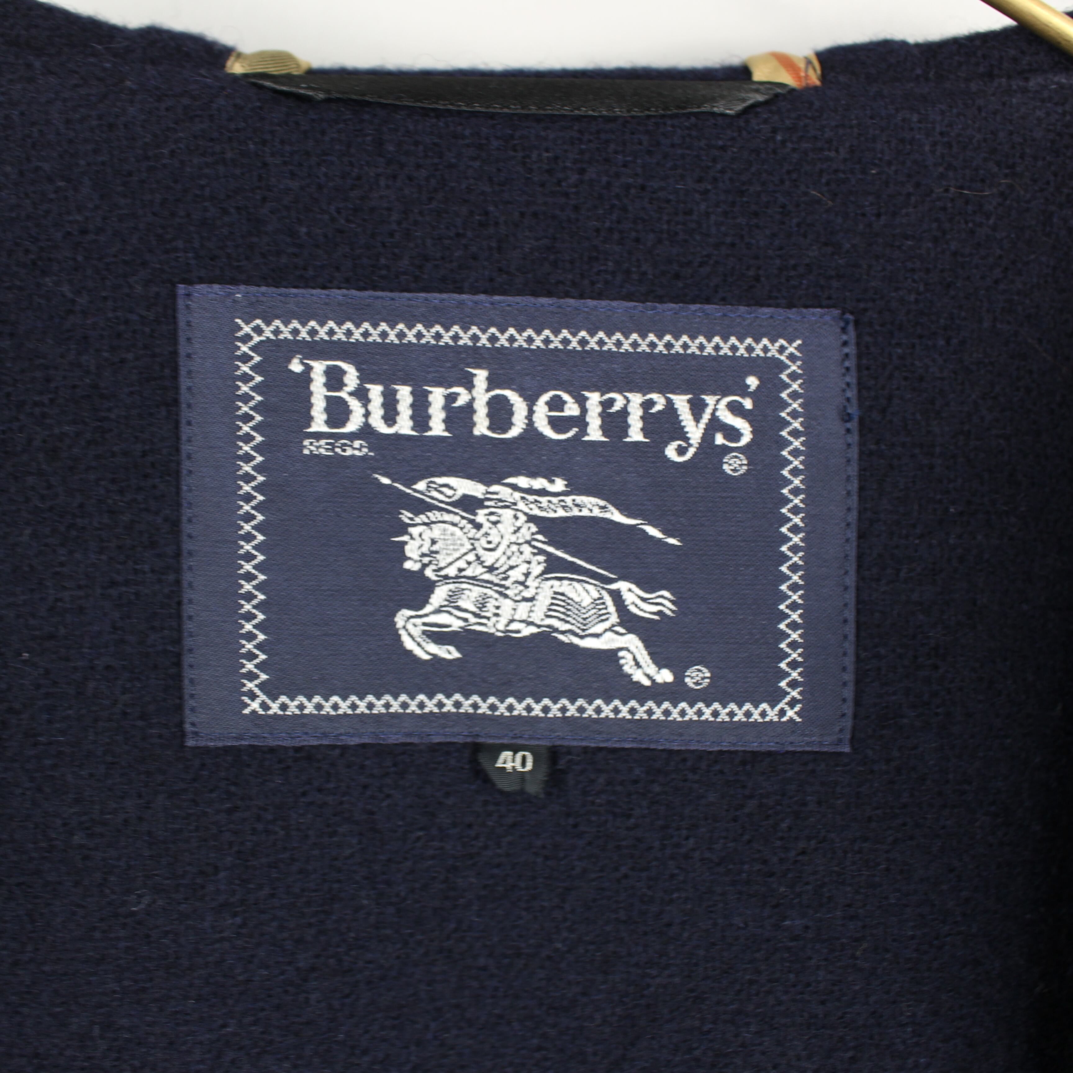 BURBERRYS WOOL LONG DUFFLE COAT/バーバリーズウールロングダッフル