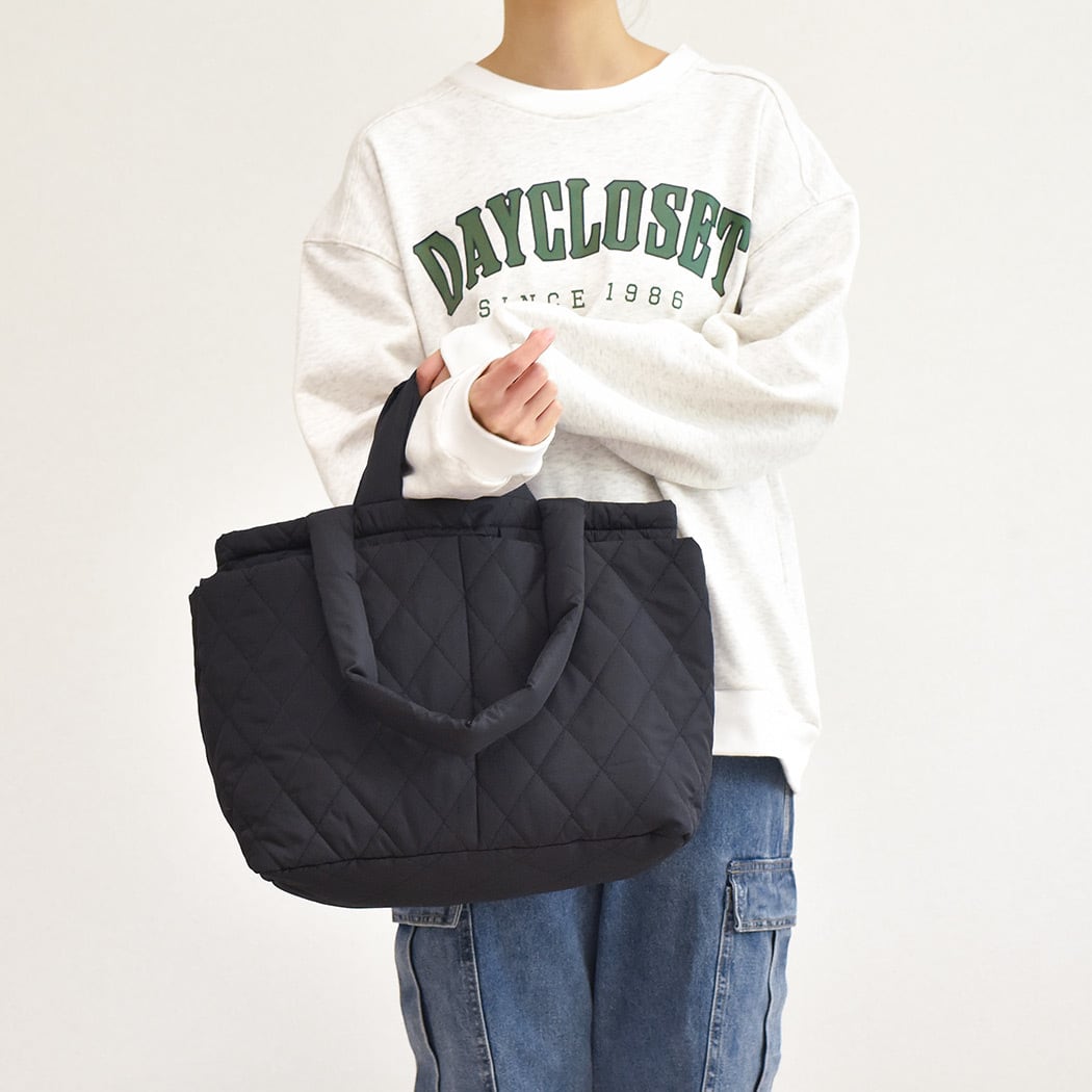 メール便】2WayA4キルティングトートバッグ／bag302 | DAY CLOSET
